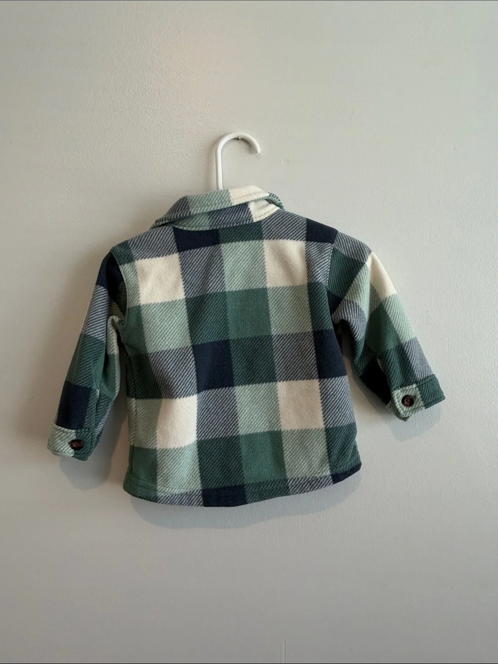 Carters plaid fleece